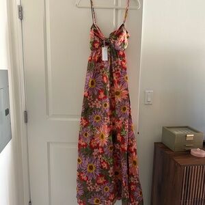 Baltic Born Floral Maxi Dress in Olive, Purple, Pink, Yellow